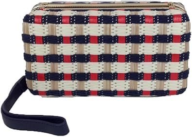 tory burch navy clutch