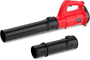 AVID POWER Electric Leaf Blower, 12Amp 600CFM Corded Leaf Blower, 6 Variable Speed Leaf Sweeper for Lawns, Yards, Patios, Gardens