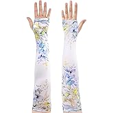 Gardening Sleeves for Women Sun Protection Cooling Arm Cooling Sleeves for Gardening Thorn Proof Garden with Thumb Hole