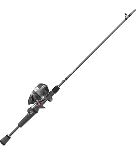 Amazon.com : Zebco Bullet MG Spincast Reel and Fishing Rod Combo