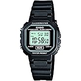 Casio LA20WH Series | Women
s Digital Watch | Water Resistant | LED Light | Auto Calendar | Date Display | 1/100 SEC Stopwatc