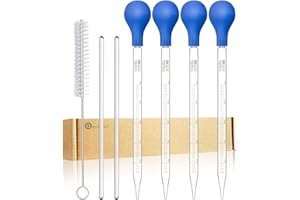 QESDAOXU Droppers 10ml Pipettes Glass Graduated Dropper Lab Pipette Liquid Pipette (4)