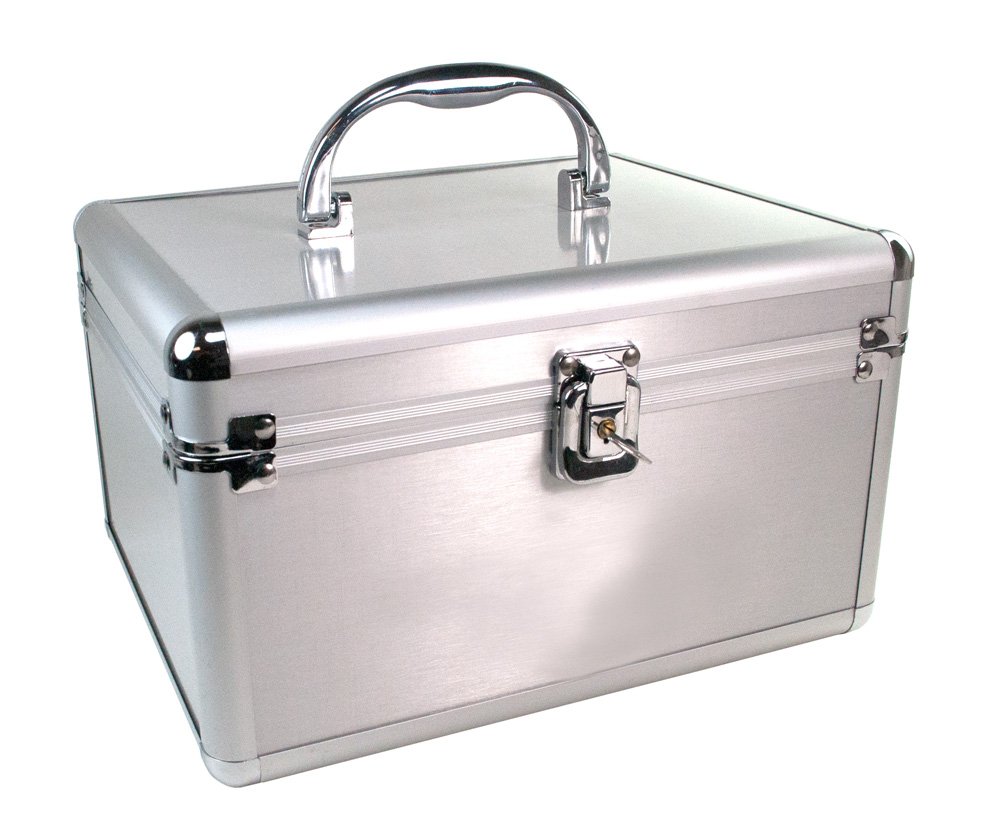Medication and Security Lock Box with Metal Locks for Safe ...