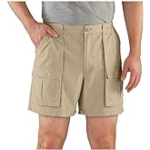 Guide Gear Cargo Shorts for Men Wakota - Casual and Cotton 6 Inch Inseam Shorts
