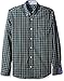 Nautica Men's Classic Fit Wrinkle Resistant Marine Plaid Shirt