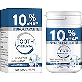 Microcrystalline Nano-Hydroxyapatite Powder, 10% Nano-Hydroxyapatite Tooth Powder Toothpaste Powders, 80G
