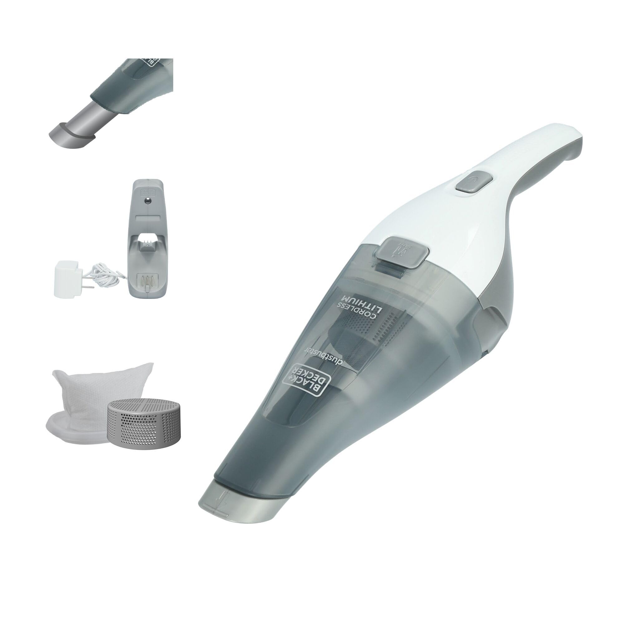 Photo 1 of BLACK+DECKER Dust buster Quick Clean Cordless Handheld Vacuum, Car Vacuum Portable (HNVC215B10)