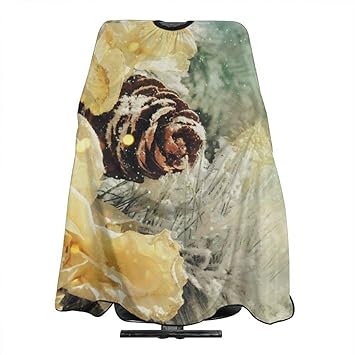 Amazon Com Christmas Tree Holiday Background Barber Salon Cape