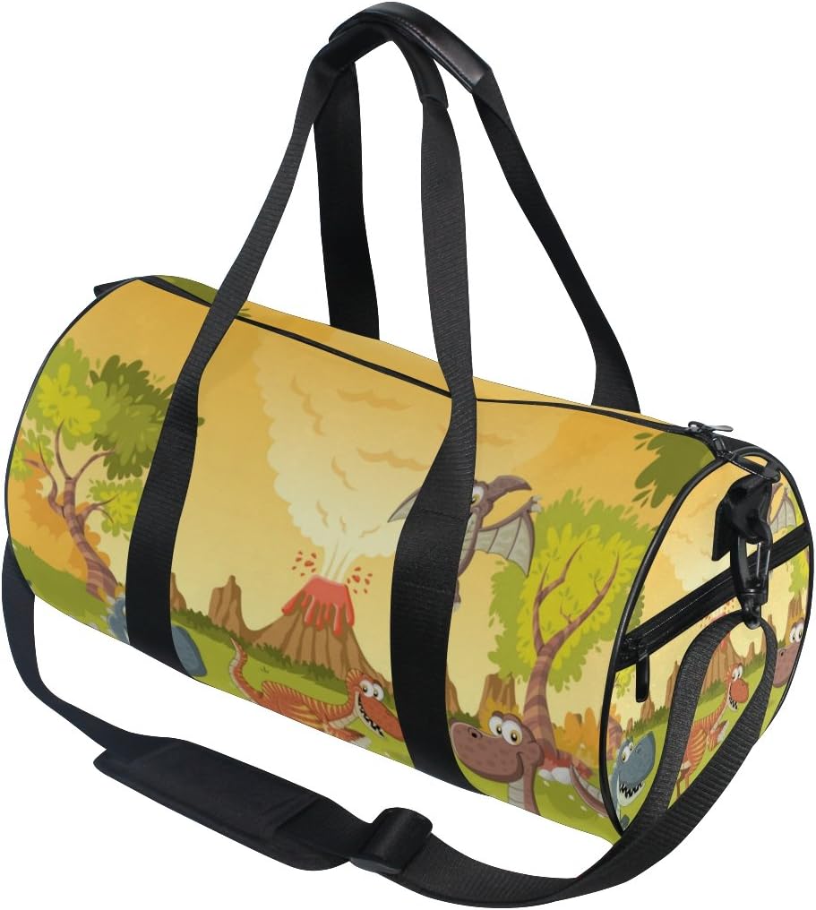 Cooper girl Cartoon Dinosaurs Duffels 