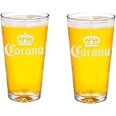 Corona Signature Pint Glasses - Premium Edition - Set of 2