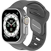Aulumu A02 Compatible with Apple Watch Ultra/Ultra 2 Band - 49mm for Men, Sport Bands for iWatch 46mm(Series 10),45mm(9/8/7),44mm(SE2/SE/6/5/4),42mm(3/2/1)