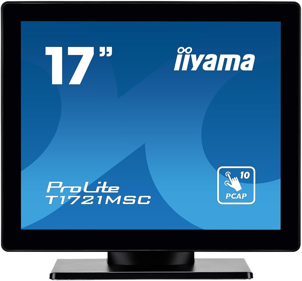 iiyama ProLite T1721MSC 17" SXGA TN LED Touch Monitor HDMI VGA Black