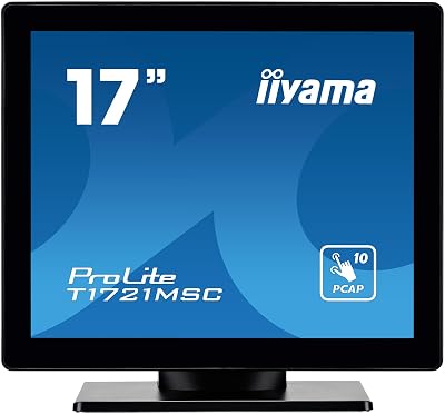 iiyama ProLite T1721MSC 17" SXGA TN LED Touch Monitor HDMI VGA Black