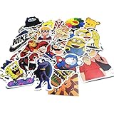 SIX VANKA 200PCS Cool Vinyls Graffiti Stickers to Personalize Laptops, Skateboards, Luggage, Cars, Bumpers, Bikes, Bicycles (Pack of 200