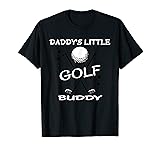 Daddy Little Golf Buddy Tshirt Golfer Cool Funny
