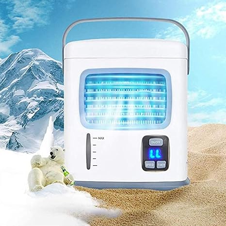 Amazon Co Jp エアコンポータブルミニ Led 7色の空気清浄機usb充電 エアクーラーナノファン小さな部屋 オフィス 赤ちゃん ペット用のポータブルエアコン ホーム キッチン