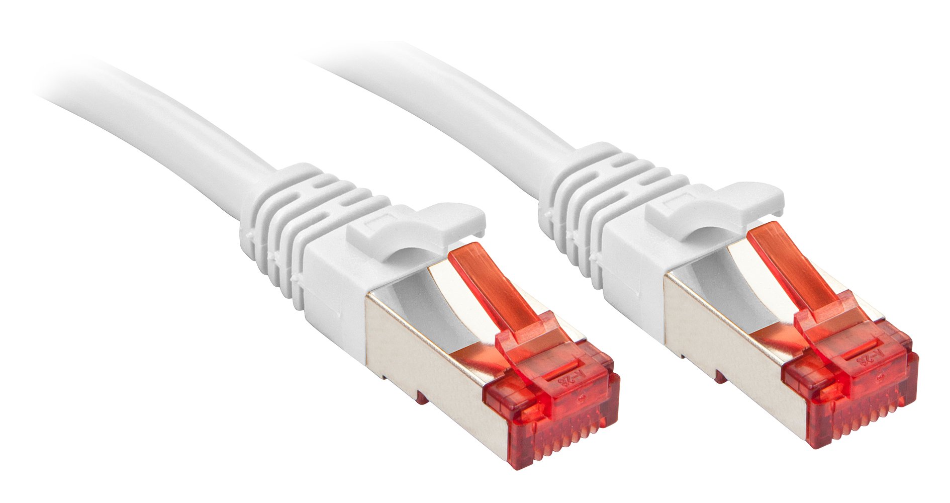 LINDY Cat.6 S/FTP Network Cable, Copper, 250MHz, White, 0.3 m