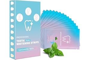 ANWEZEN 2025 New Teeth Whitening Strips | Vegan, Enamel Safe Hydrogen Peroxide Teeth Whitener for Coffee, Wine, Tobacco, and Other Stains | 14 Day Treatment (28 Strips)