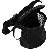 Amagogo Heavy Duty Scuba Diving Mesh Pouch Snorkeling Storage,Scuba Gear Bag Black