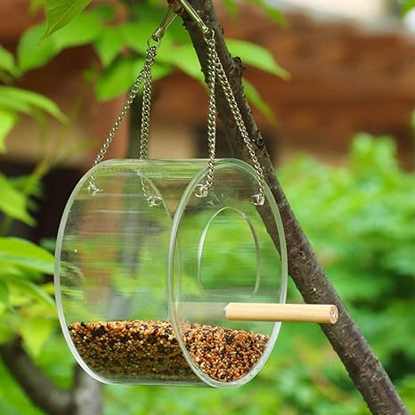 Bird Feeder Suction Cup Waterproof Garden Decoration Balconies