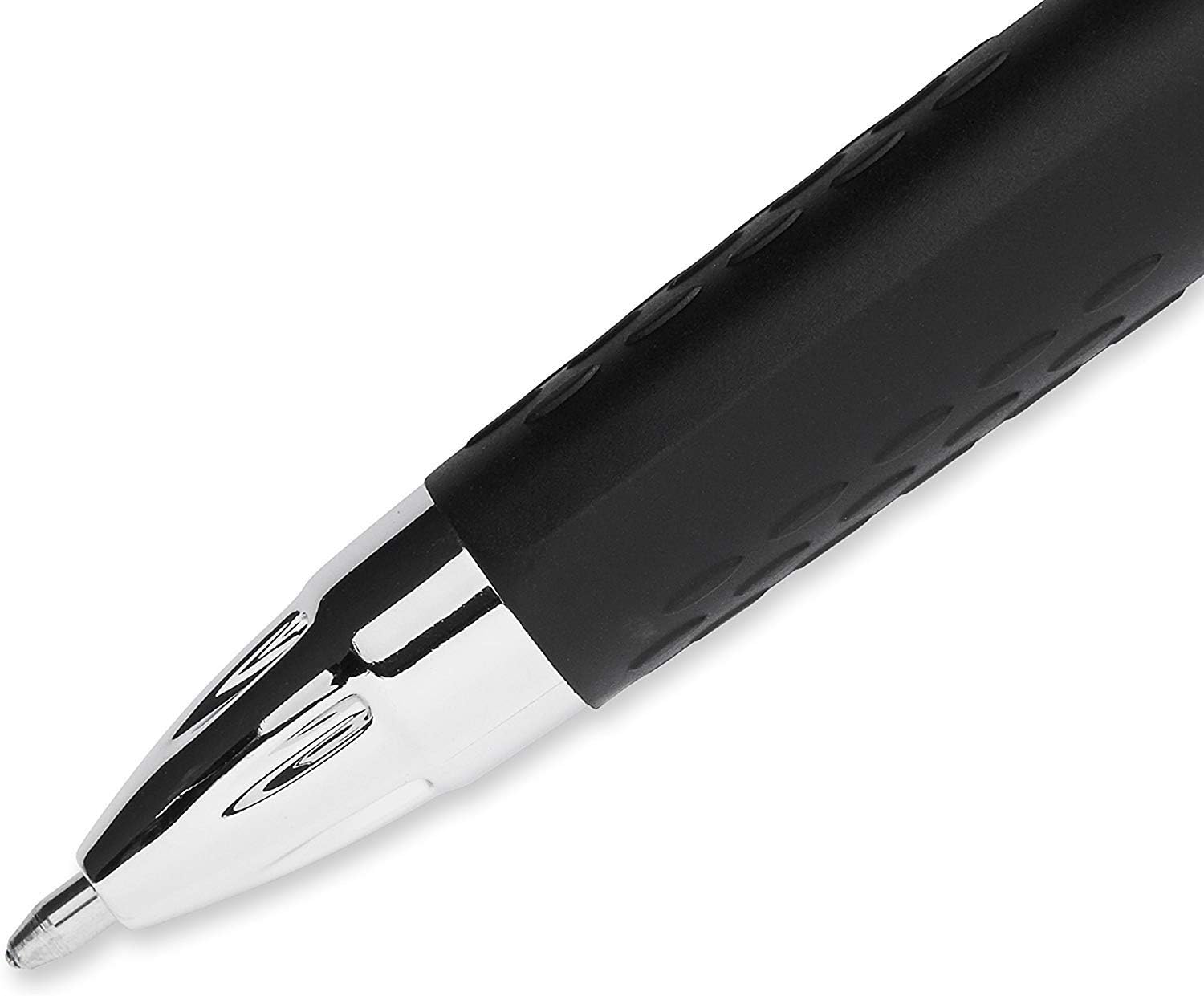 Uni-Ball 1790895 Signo 207 Retractable Gel Pen, Bold Point, Black Ink, 12-Count: Industrial & Scientific