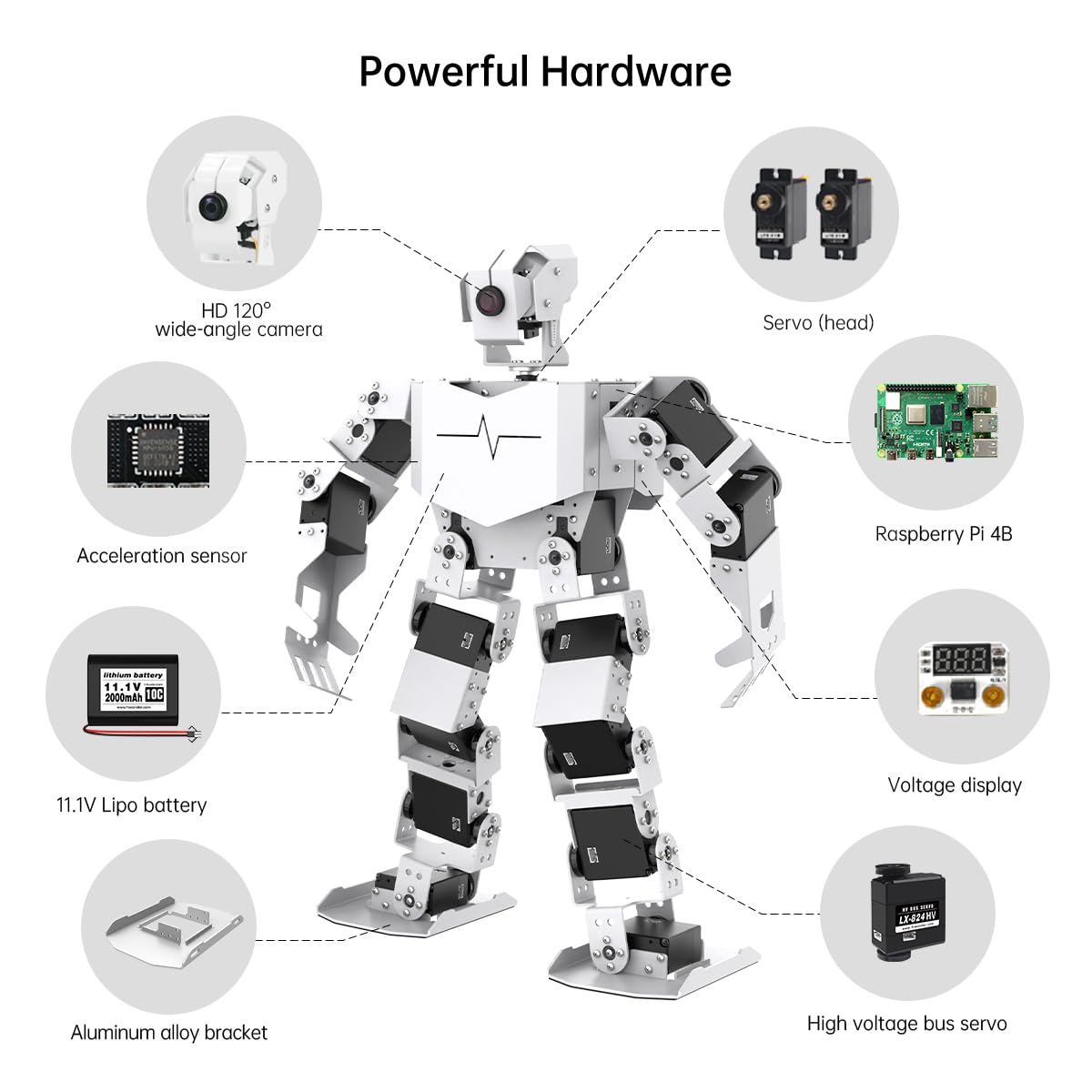 Mua HIWONDER AI Intelligent Visual Humanoid Robot for Raspberry Pi ...