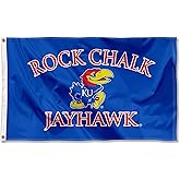 College Flags & Banners Co. Kansas Rock Chalk KU University Large College Flag