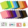 HTVSTD Sublimation Transfer Ink Paper - 23 pcs 12" x 10" Solid Color Sublimation Transfer Sheets for Tumbler T-Shirts Mugs DIY Sublimation Transfer Paper
