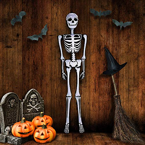 ArtCreativity Halloween Skeleton Inflate Decoration 6ft Tall Cute