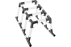 Aoneky 1 Inch Trapezoid Baseball Batting Cage Frame Corner Kit - Batting Cage Connector Kit