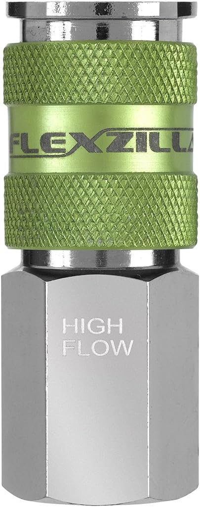 Flexzilla Pro High Flow Coupler & Plug Kit (14 Piece), 1/4" NPT - A53458FZ - - 