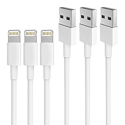 iPhone Charger AUNC 3PACK 6Feed Long Lightning to