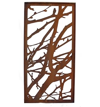 Gartendeko Metall Wand - gartenhaus ideen