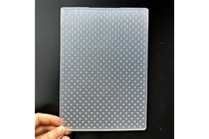 ZHXCGOOYX 3D Plastic Embossing Folder Template Polka dot Texture 5x7 Inch for Card Making DIY Scrapbooking Paper Crafting Handmade Crafts Scrapbooking Arts Supplies Scrapbook Decor