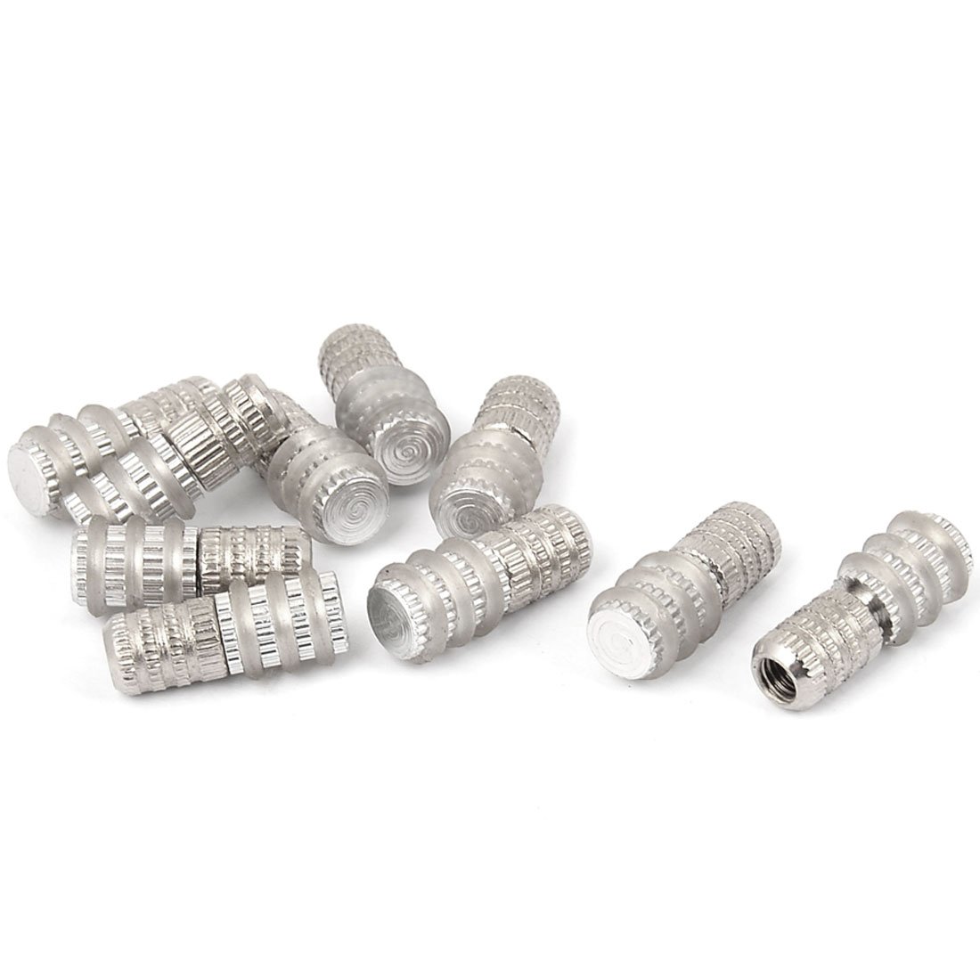 Sourcingmap Rubber Coated Metal Holder Shelf Support Pin Stud M5 Screw Dia 10pcs