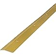 M-D Building Products 79079 1-3/8 in. X 36 in. Satin Brass Aluminum Carpet Trim w/Screw Nails