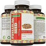 Psyllium Husk Capsules â€“ 725 mg per Capsule of Psyllium Husk Fiber Cleanse â€“ Psyllium Fiber Supplement is a Natural Laxative â€“ Weight Loss + Digestion â€“ Women & Men â€“ California Products