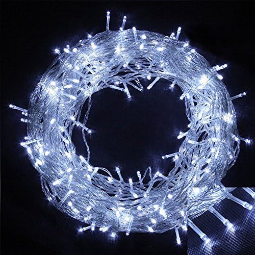 Docomo 10Meter LED String Light,100 LEDs Fairy Lights,Outdoor Waterproof Starry Lights for Christmas, Wedding, Party Decoration (Cool White)