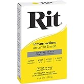 Rit All-Purpose Powder Dye, Lemon Yellow
