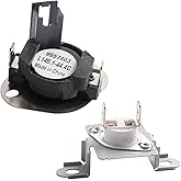 UPGRADE 280148 Dryer Thermal Cut Off Kit Includes 8557403 Thermostat & 8318314 Thermal Fuse - Compatible with May-tag, Whirlp