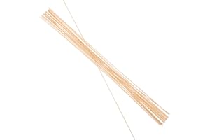 Kisangel 20pcs Bamboo Kite Sticks, 20.07 x 0.07inch Thin Long Dowels for DIY Kite Assembly Repair Outdoor Craft Activities