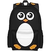 Droerfes South Polar Bird Backpack School Bag Lightweight Bookbag Laptop Travel Daypack For Kids Girls Boys Teens