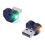 QUIVICO Mini USB LED Light, 8 Color RGB Interior