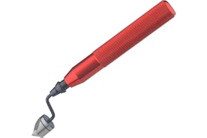 LIRIODEN 90° Countersink Deburring Tool Set – M2 HSS Hand Reamer & Burr Remover for Metal, Wood, Plastic, Aluminum & Copper – Hole Chamfer Tool 1mm-16.5mm with Ergonomic Handle (Red)