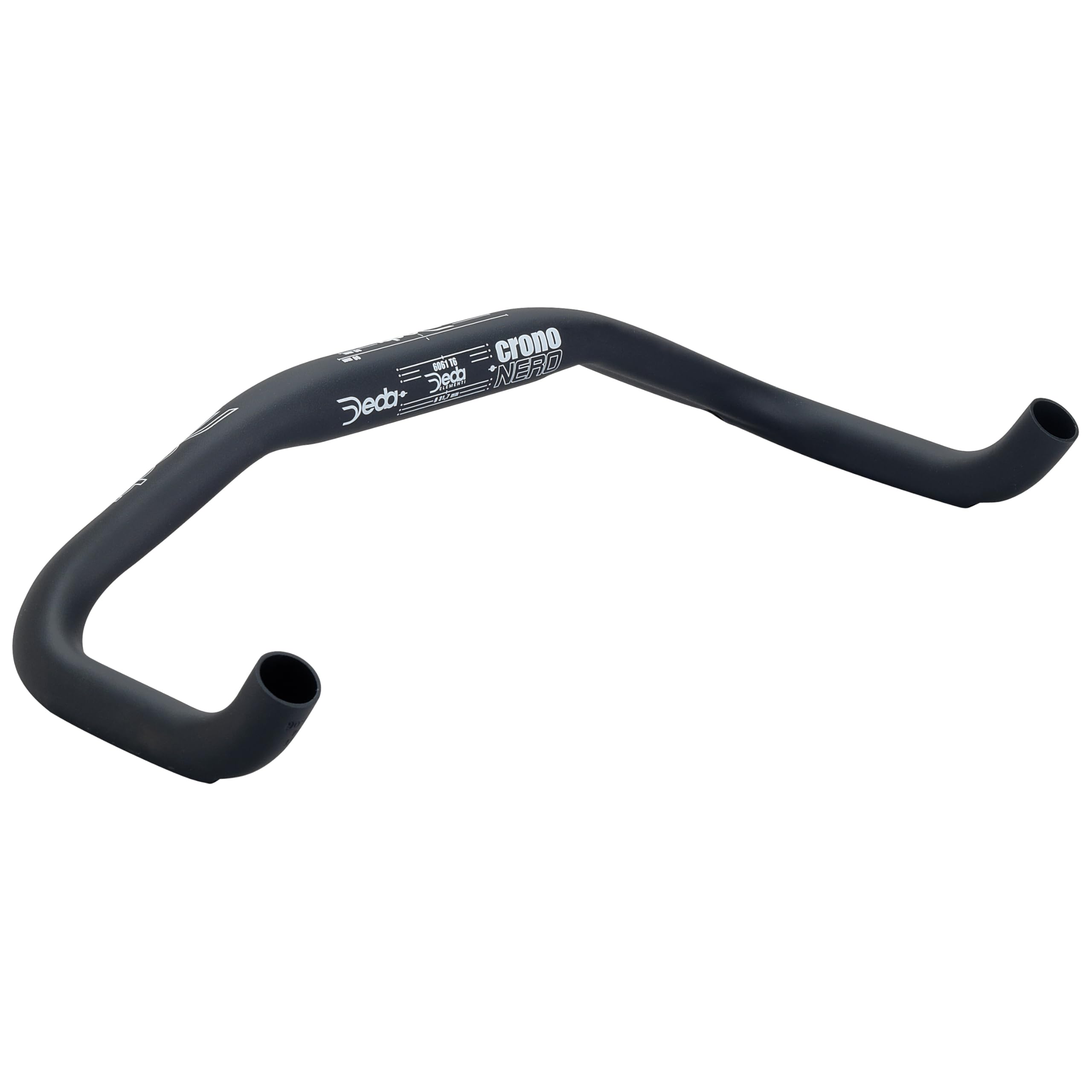 Deda Elementi Crononero Low Rider Tri Bar, Black, 42cm