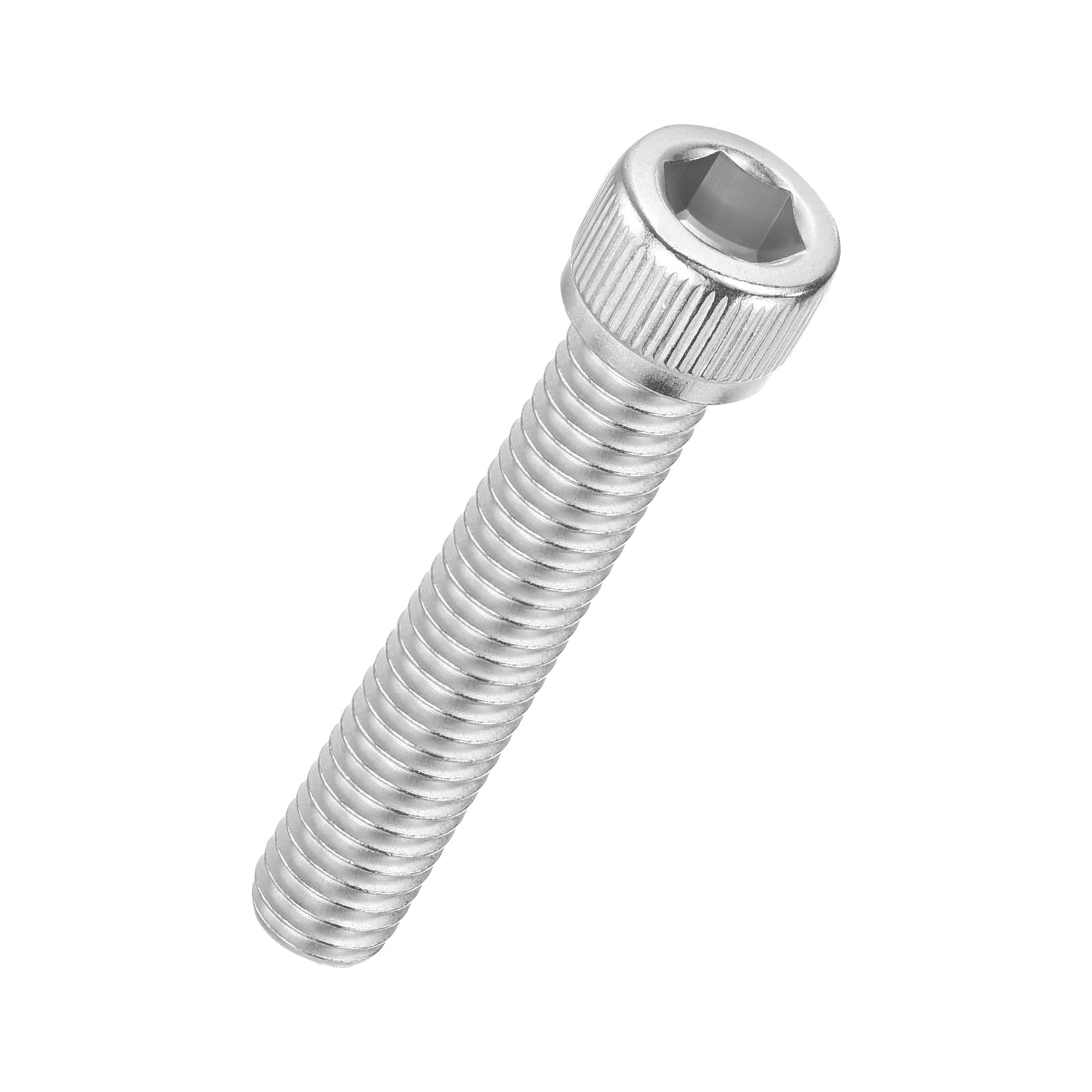 Kozelo 5pcs Socket Head Cap Screws - [3/8"-16 x 2-1/2"] UNC 304 Stainless Steel Allen Socket Drive for Electrical Motor 3D Printing Fan Engine Replacement Use, Silver — image 1