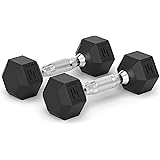 leikefitness Hand Weights Dumbbells Set Solid Steel Strength Training Hex Dumbbell Single for Home Gym Exercises Fitness 5-40