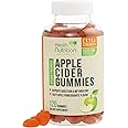 Vegan Apple Cider Vinegar Gummies | Max Strength 1000mg | ACV Supplement Gummy Vitamins for Adults, Supports Digestion, Metabolism, Natural Apple Flavor with Mother, Gluten Free, Non-GMO - 120 Gummies