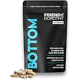 FRIEND OF DOROTHY - Bottom Fiber Supplement for Effortless Prep Time - Helps Promote Digestive Regularity - Psyllium Husk Based - for Men Who Bottom, 120 Capsules