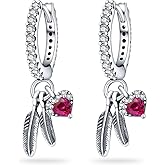 TINSLO 925 Sterling Silver Women Earrings, Sparkling Star and Moon Earrings, Various Hypoallergenic Earrings, Best Gift for Women